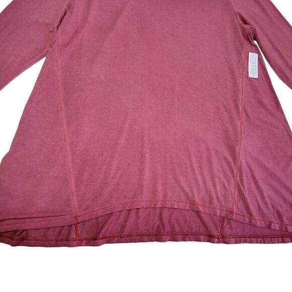 Soft Surroundings Top Women XL Sublime Long Sleeve Tunic Tee Shirt Lagenlook NEW - Picture 3 of 14